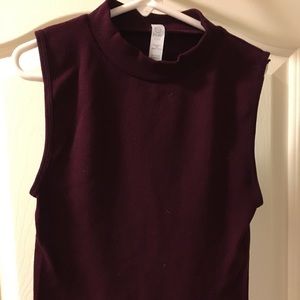 Maroon Tank Top